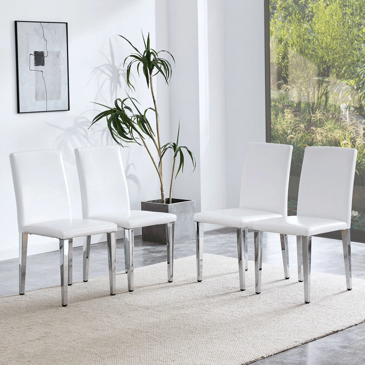 Elegant Upholstered Chairs & Metal Legs - Furniture Home Direct