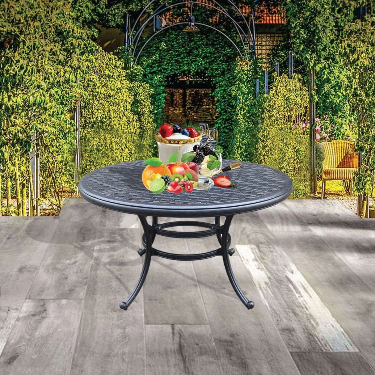 52" Round Dining Table - Furniture Home Direct