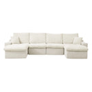 Modern Modular U Shaped Cloud Sectional Couch With Deep Seat And Comfy Chaise - Furniture Home Direct
