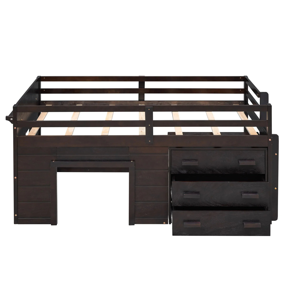 Loft Bed With Cabinet And Shelf - Furniture Home Direct