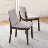 Laura - Mid-Century Modern Solid Wood Dining Chair (Set of 2) - Furniture Home Direct