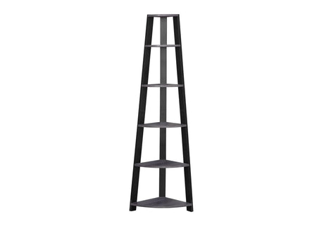 5 Tier Bookshelf, Bookcase, Etagere, Corner, For Office, Contemporary & Modern - Furniture Home Direct