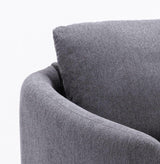 Yuina Gray Linen 3 Pieces Living Room Set - Furniture Home Direct