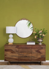 Classic Design Mirror With Baroque Inspired Frame For Bathroom, Entryway Console Lean Against Wall - Furniture Home Direct