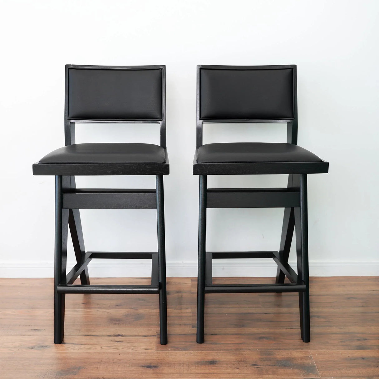 Keira - Bar Stool (Set of 2) - Black - Furniture Home Direct