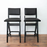 Keira - Bar Stool (Set of 2) - Black - Furniture Home Direct