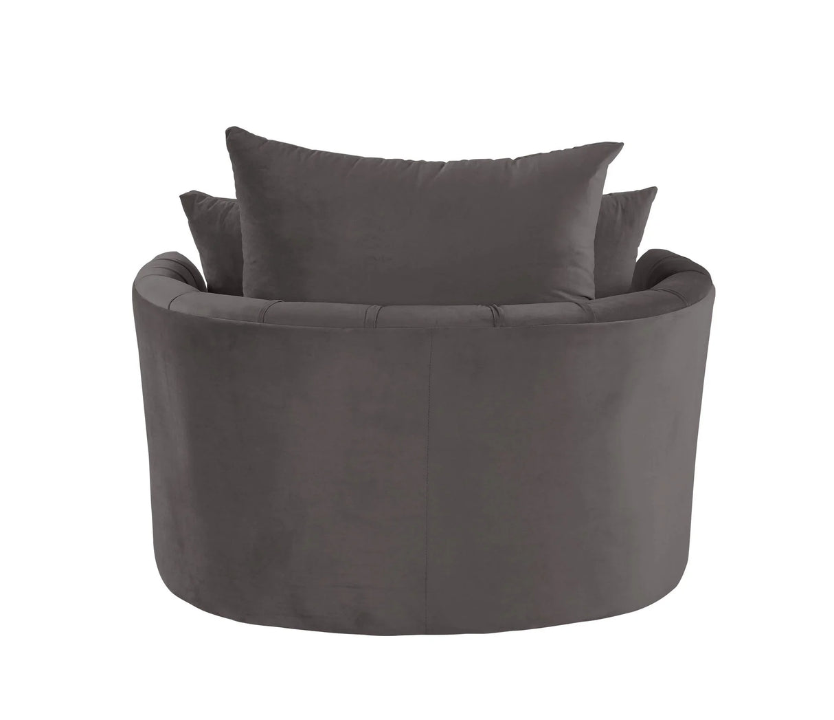 Zunyas - Velvet Accent Chair With Swivel - Furniture Home Direct