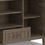 Lev - TV Media Stand - Smoky Brown - Furniture Home Direct