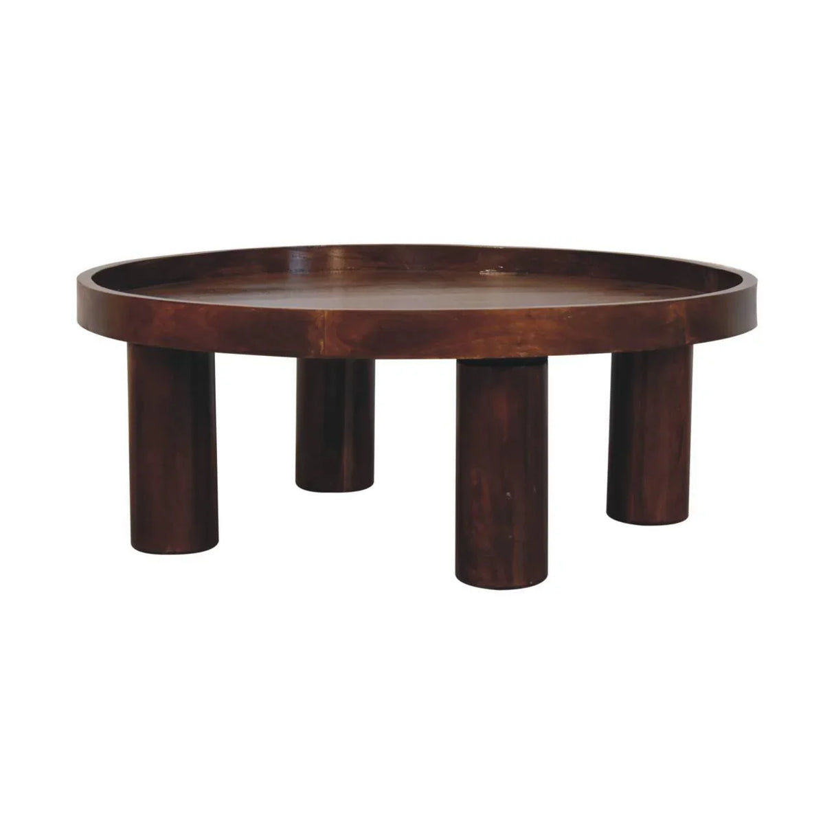 Crescent Coffee Table - Chestnut - Furniture Home Direct