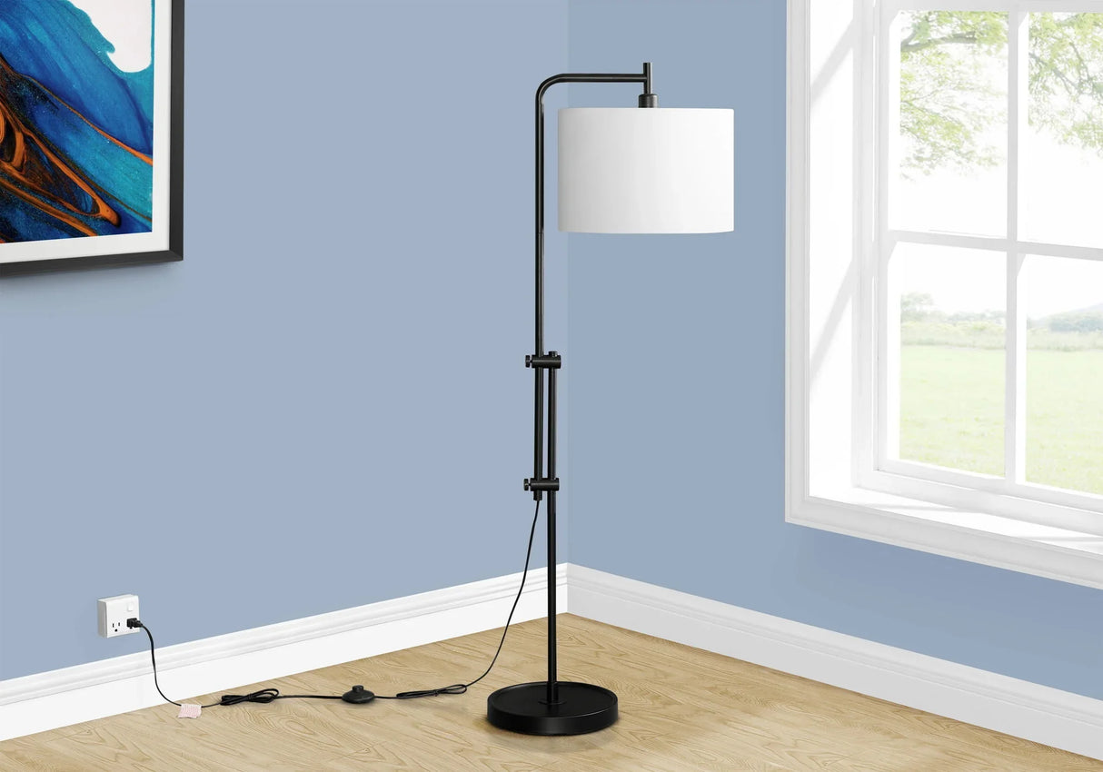 Lighting, Metal Floor Lamp - Furniture Home Direct