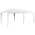 Outsunny - 10' x 19.2' Pop Up Canopy Tent, Heavy Duty Tent For Parties, Outdoor Instant Gazebo Sun Shade Shelter With Carry Bag For Catering, Events, Wedding, Backyard Bbq - Furniture Home Direct