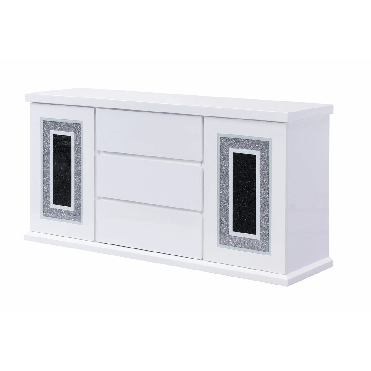 Ariya - Buffet With Clear Glass Inlay - Furniture Home Direct