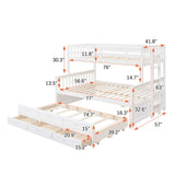 Bunk Bed With Twin Size Trundle And Drawers - Furniture Home Direct