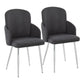 Dahlia - Contemporary, Dining Chair (Set of 2) - Furniture Home Direct