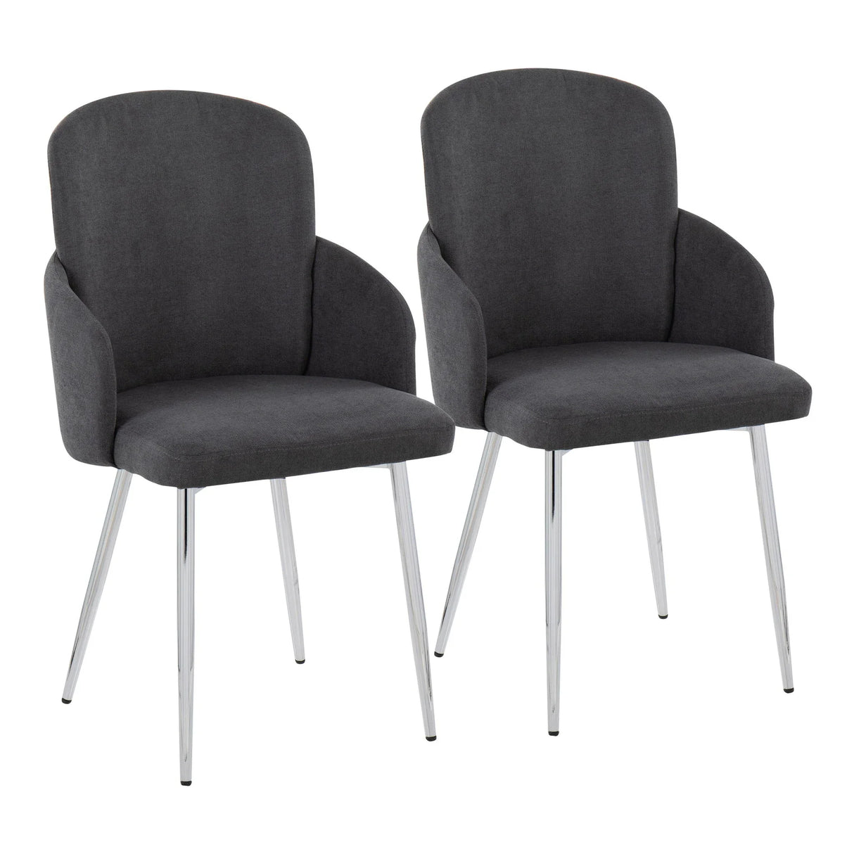 Dahlia - Contemporary, Dining Chair (Set of 2) - Furniture Home Direct