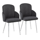 Dahlia - Contemporary, Dining Chair (Set of 2) - Furniture Home Direct