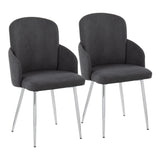 Dahlia - Contemporary, Dining Chair (Set of 2) - Furniture Home Direct