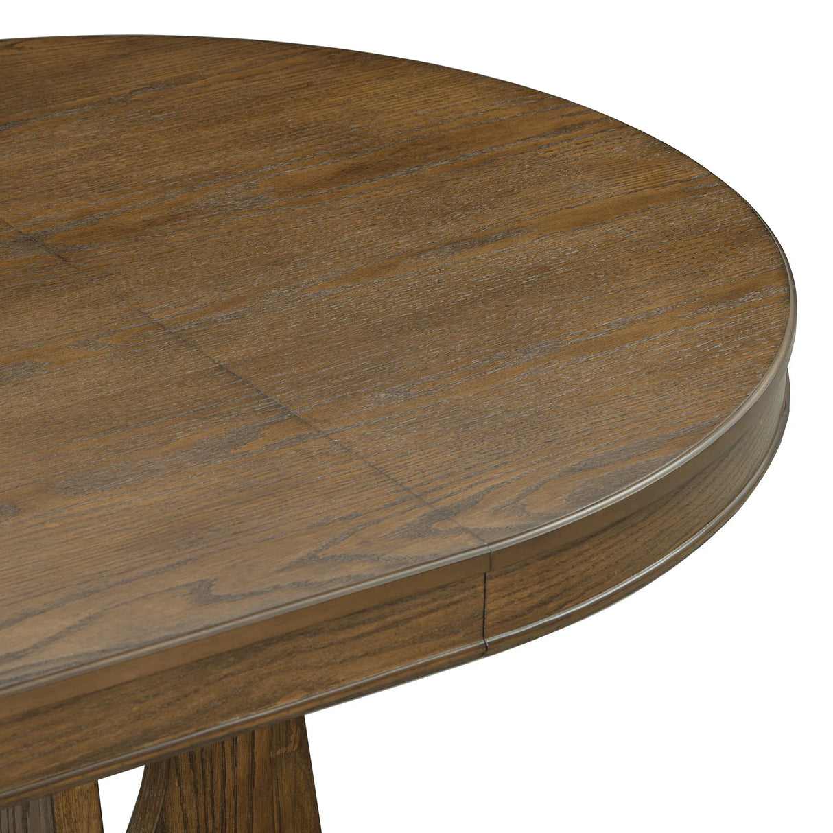 Dining Set Round Table With Four Upholstered Chairs Walnut - Furniture Home Direct
