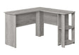Computer Desk, Home Office, Corner, Storage Shelves, L Shape, Laptop, Contemporary & Modern - Furniture Home Direct