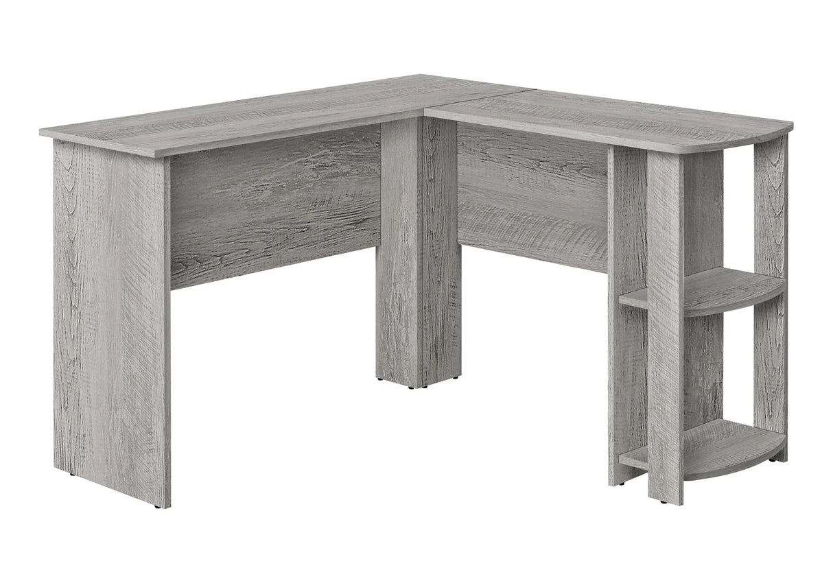 Computer Desk, Home Office, Corner, Storage Shelves, L Shape, Laptop, Contemporary & Modern - Furniture Home Direct