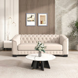 Sofa With Thick Removable Seat Cushion, 3 Seater - Furniture Home Direct
