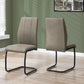 Dining Chair, Side, Upholstered For Dining Room, Contemporary & Modern (Set of 2) - Furniture Home Direct