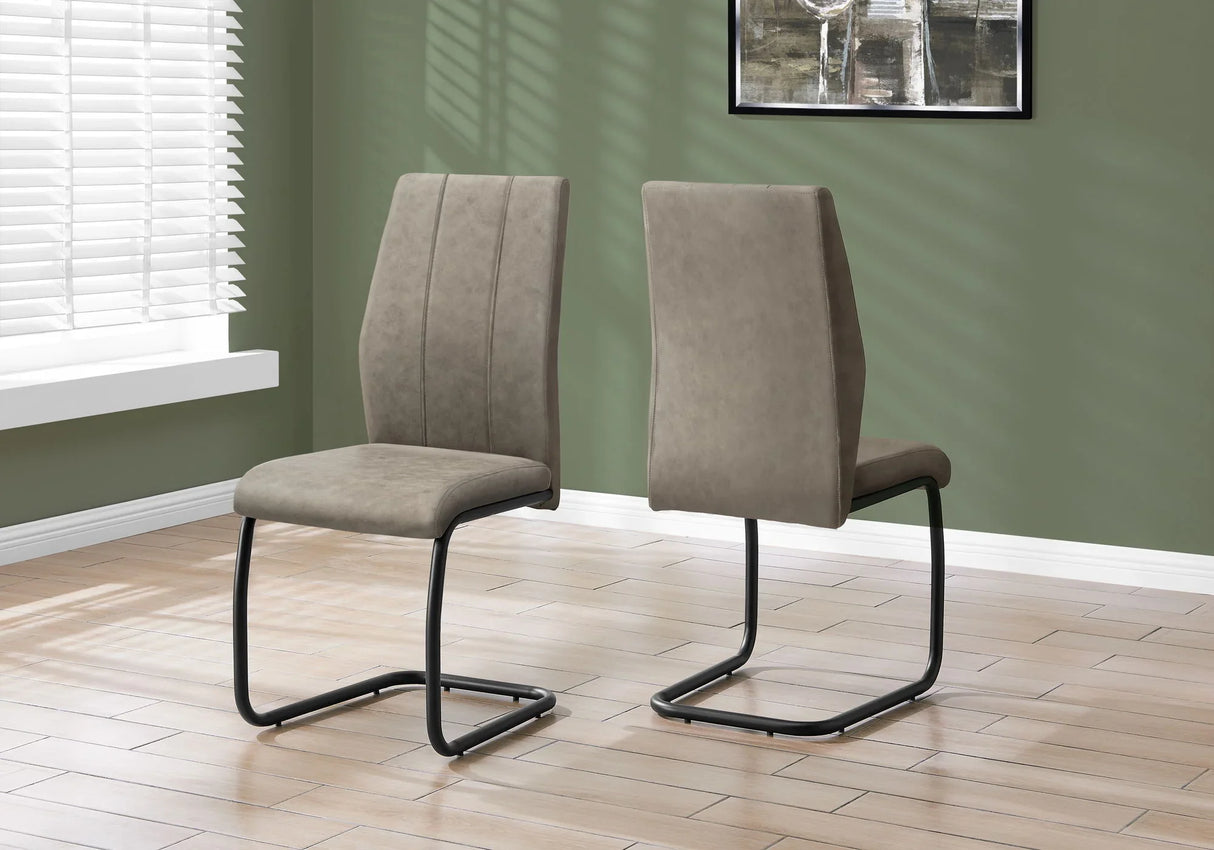 Dining Chair, Side, Upholstered For Dining Room, Contemporary & Modern (Set of 2) - Furniture Home Direct