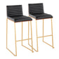 Mason Mara - Contemporary Versatile Desig Fixed Height Barstool (Set of 2) - Furniture Home Direct
