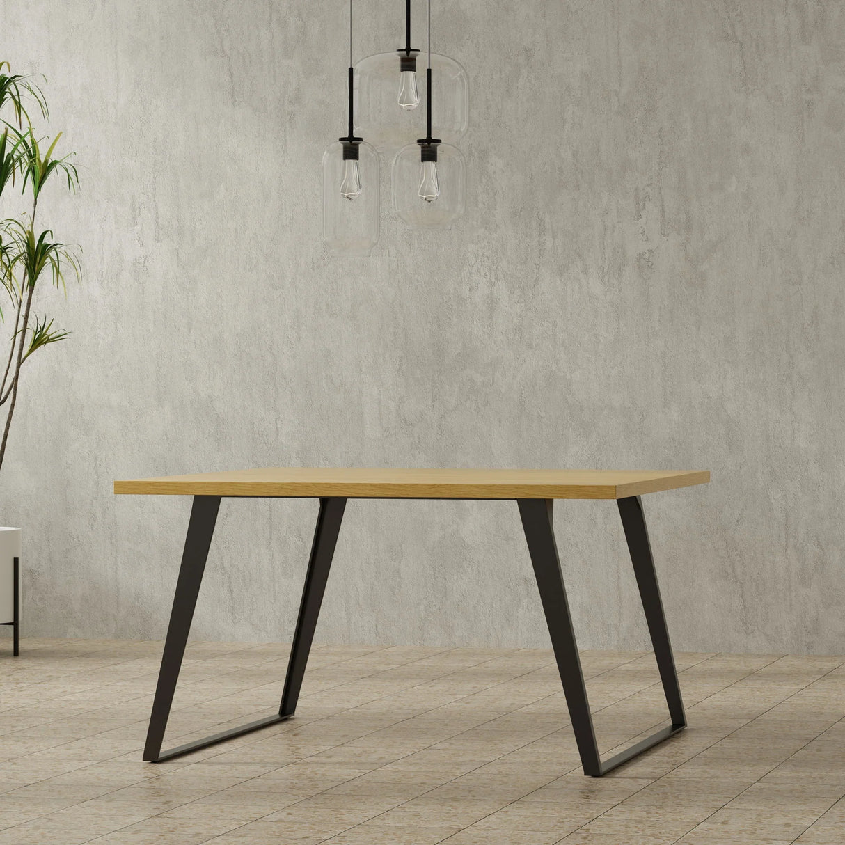 Lowry - Handcrafted Square Dining Table - Furniture Home Direct