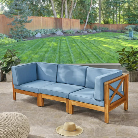Outdoor Modular Sofa - Blue - Furniture Home Direct