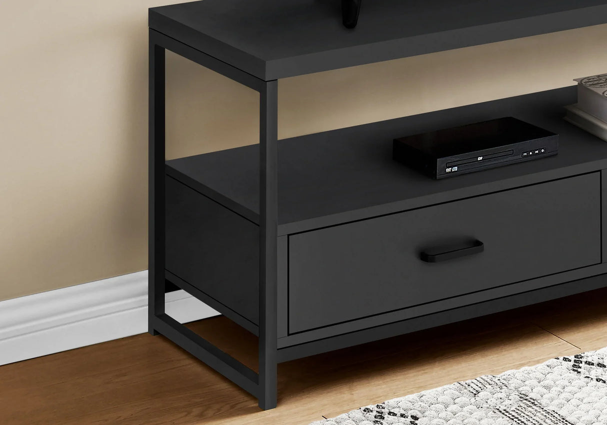 TV Stand, Console, Media Entertainment Center, Storage Drawers, Living Room, Bedroom, Contemporary, Modern - Furniture Home Direct