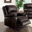 Zuriel - Synthetic Leather Recliner Chair - Furniture Home Direct