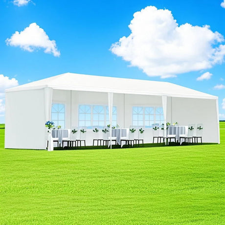 10X20' Outdoor Garden Gazebo Wedding Party Tent Canopy Marquee With Removable Sidewalls - Furniture Home Direct