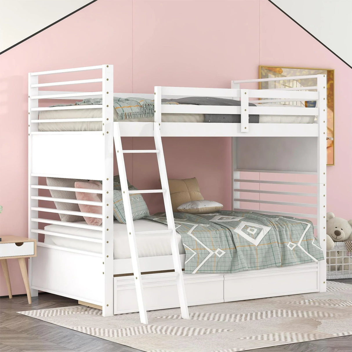 Bunk Bed With 2 Drawers - Furniture Home Direct