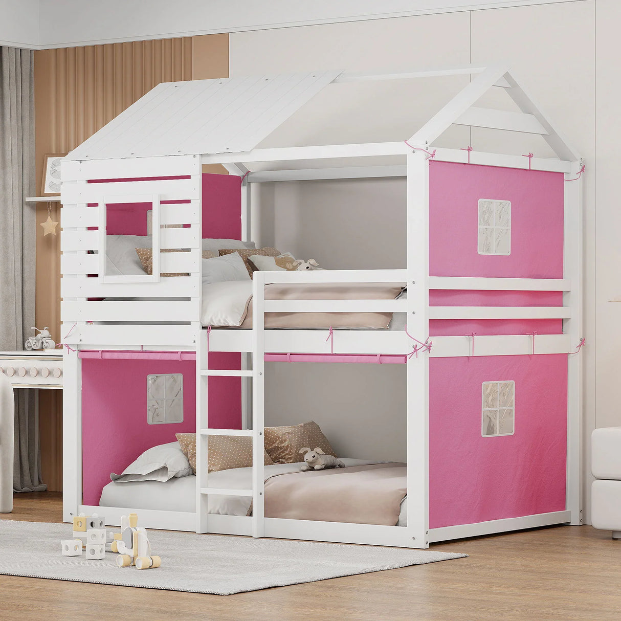 Bunk House Bed With Tent - Furniture Home Direct