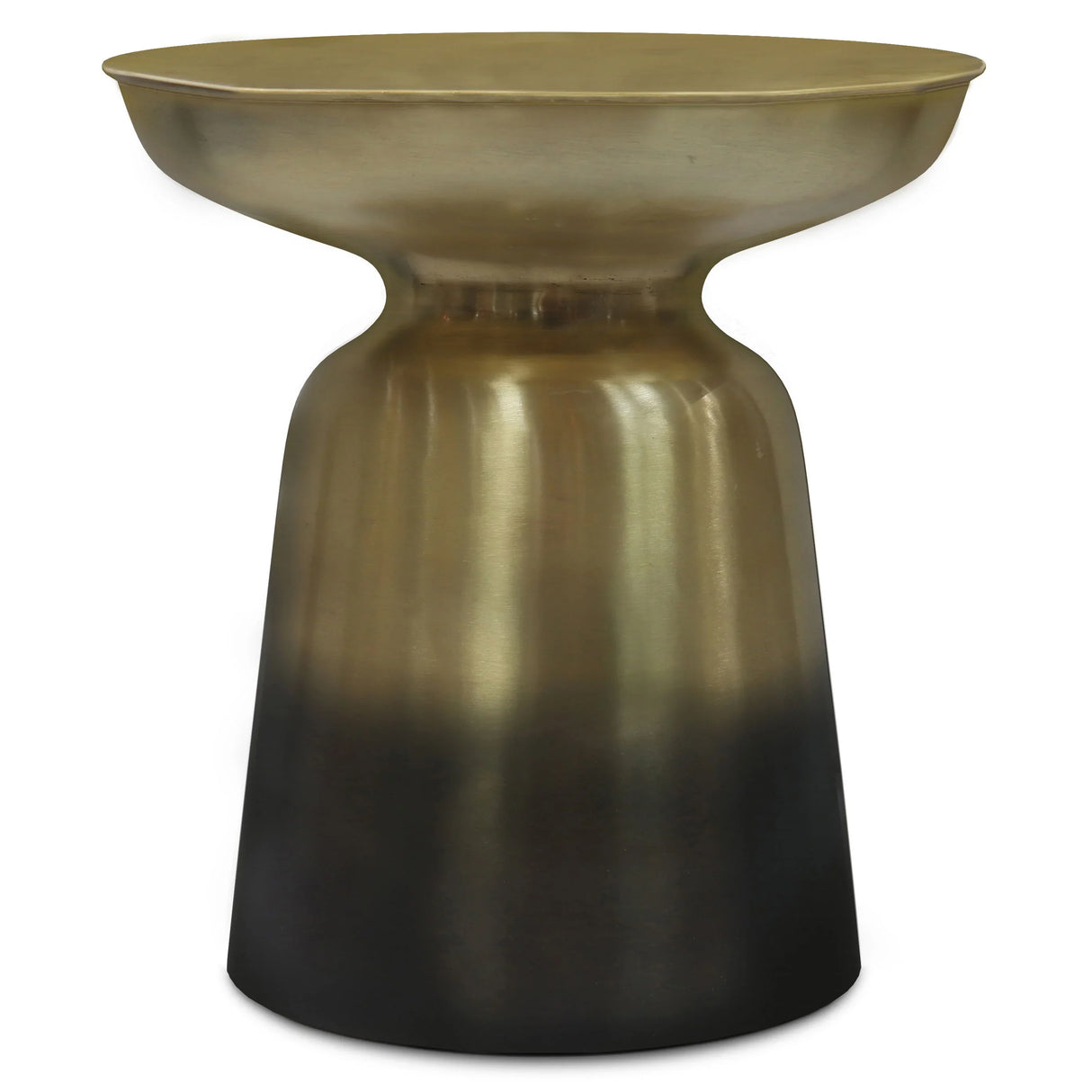 Toby - Metal End Table - Gold / Black Ombre - Furniture Home Direct