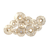 Iron Wall Art - Gold - Furniture Home Direct