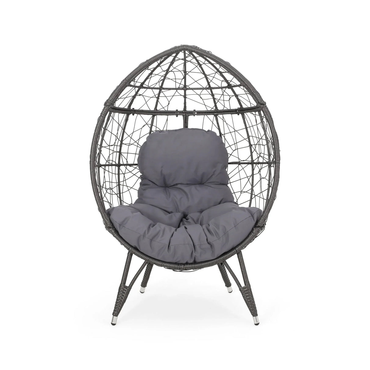 Cosmos - Round Hammered Iron Teardrop Chair