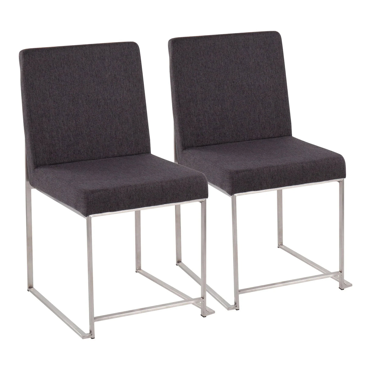 Fuji - Contemporary High Back Dining Chair, Modern Elegance (Set of 2) - Furniture Home Direct