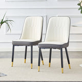 Modern Dining Chair With Metal Leg - Furniture Home Direct