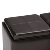 Avalon - Multi Functional Storage Ottoman - Furniture Home Direct