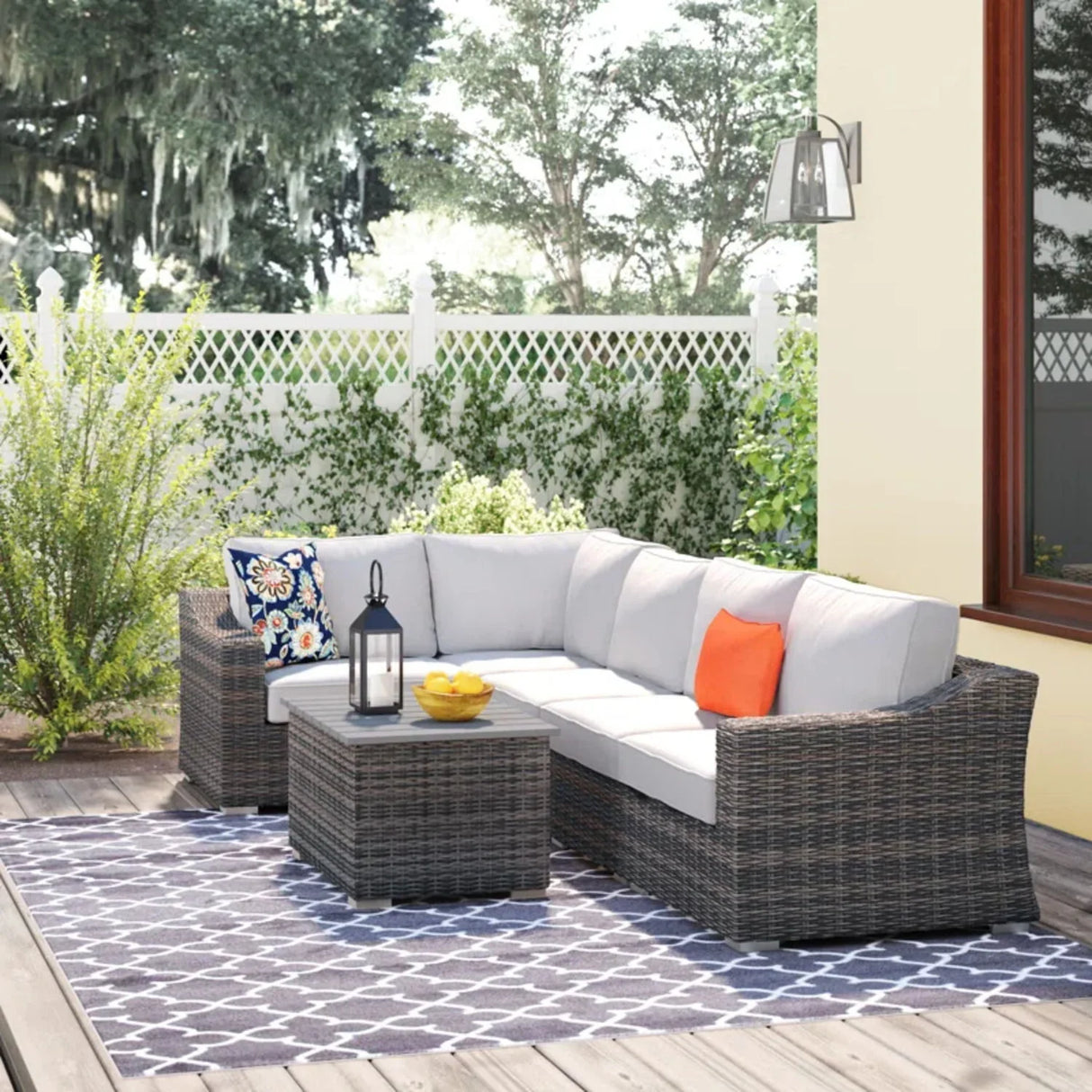 Stylish Sofa Seating Group With Cushions Perfect For Outdoor Gatherings - Furniture Home Direct