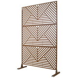 Freestanding Outdoor & Indoor Freestanding Metal Privacy Screen - Furniture Home Direct