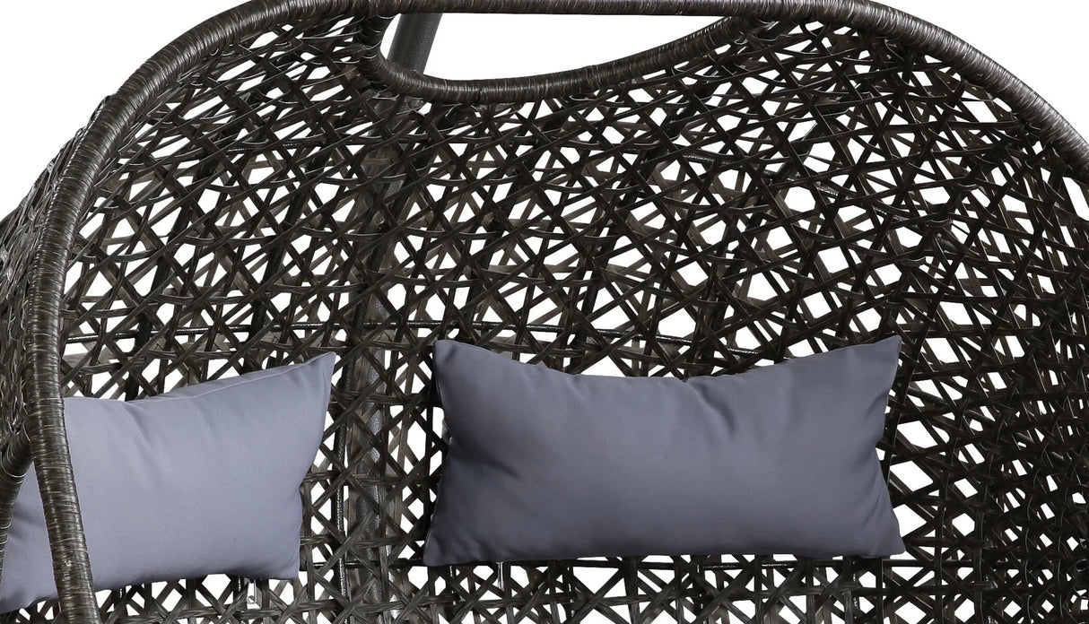 Vasant - Wicker Hanging Chair - Gray - Furniture Home Direct