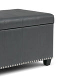 Amelia - Transitional Storage Ottoman Bench - Furniture Home Direct