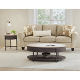 Nica - 2 Piece Occasional Table Set - White / Dark Espresso