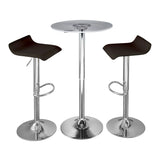 Spyra Ale - 3 Piece Contemporary Adjustable Bar With Up Set - Furniture Home Direct