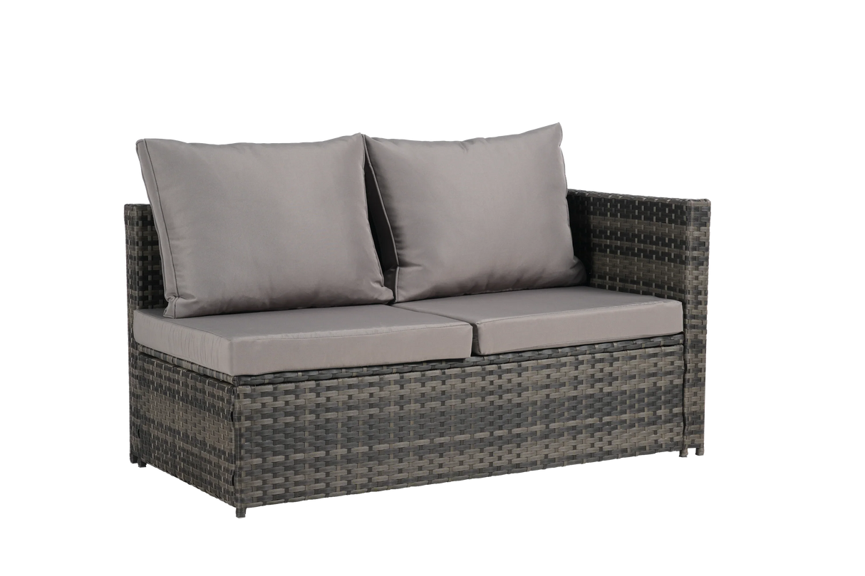 Outdoor Sectional Set - Gray - Furniture Home Direct