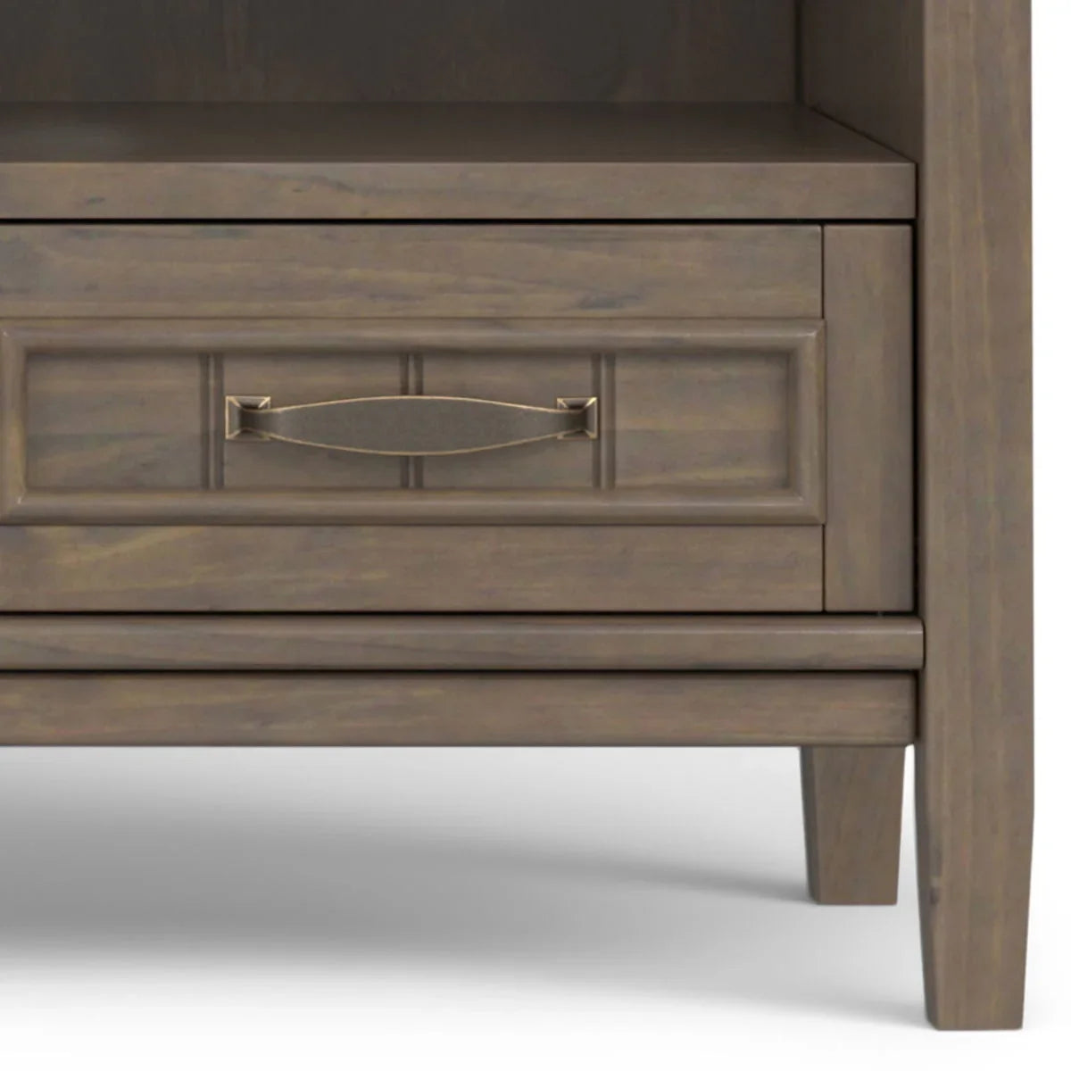 Lev - Low TV Stand - Smoky Brown - Furniture Home Direct