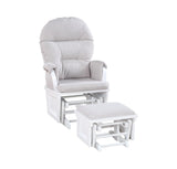 Madison - Glider & Ottoman - White Base - Furniture Home Direct